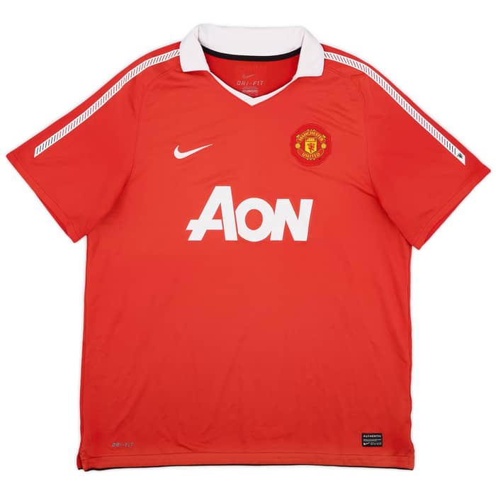 2010-11 Manchester United Home Shirt Rooney #10 - 5/10 - (XL)