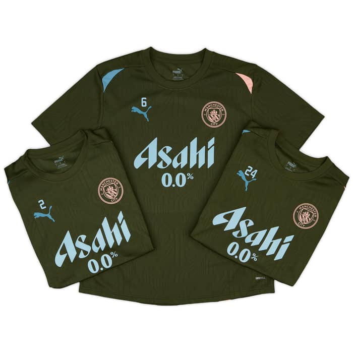 2024-25 Manchester City Player Issue Training Shirt # - 9/10