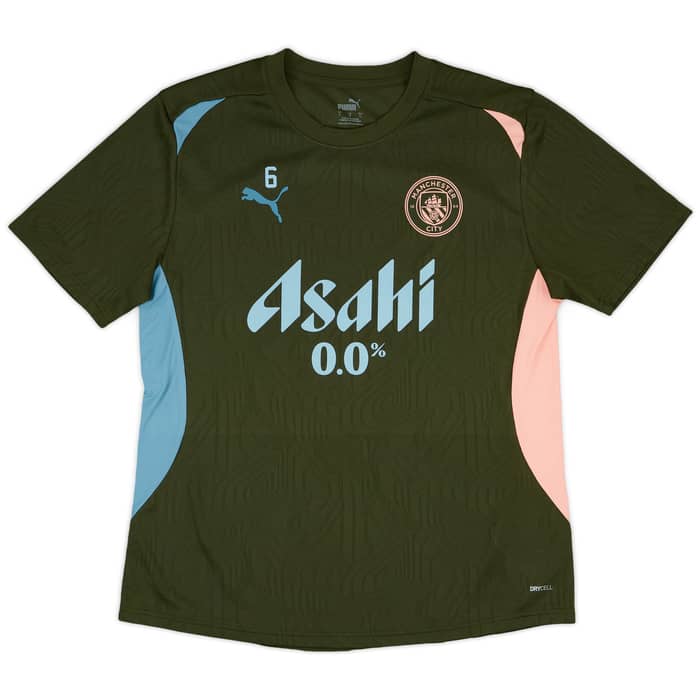 2024-25 Manchester City Player Issue Training Shirt # - 9/10