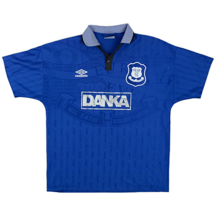 1995-97 Everton Home Shirt Ferguson #9 - 6/10 - (L)