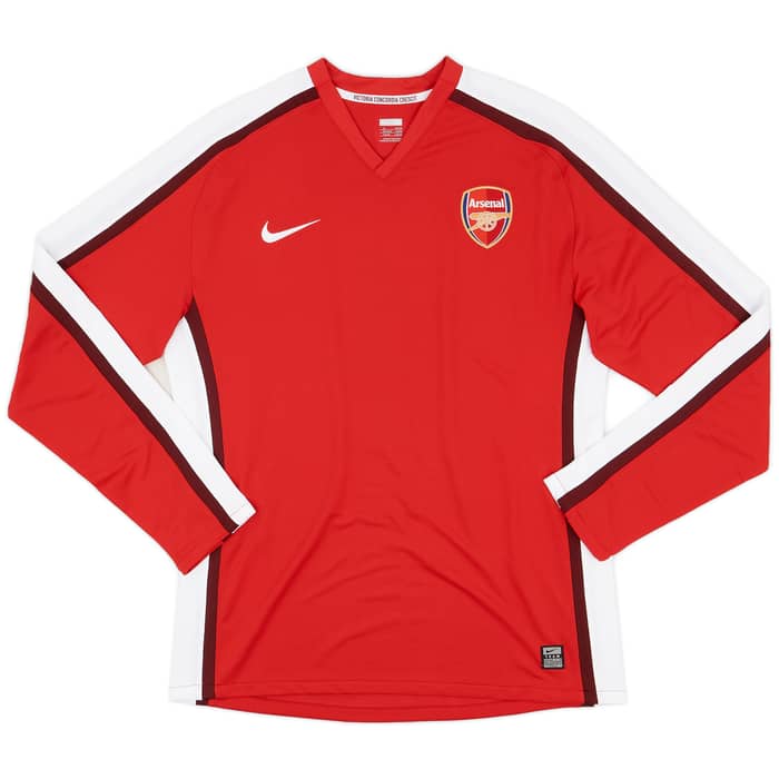 2008-10 Arsenal Player Issue Home L/S Shirt Fabregas #4 (XL)