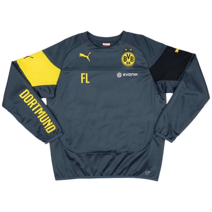 2014-15 Borussia Dortmund Staff Issue Training Sweat Top - 7/10 - (L)