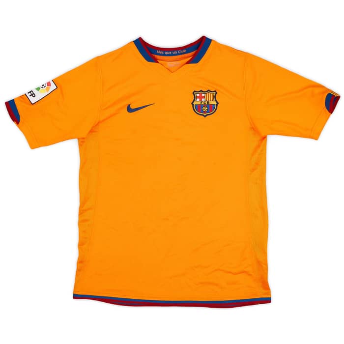 2006-08 Barcelona Away Shirt Lars #10 - 7/10 - (L.Boys)