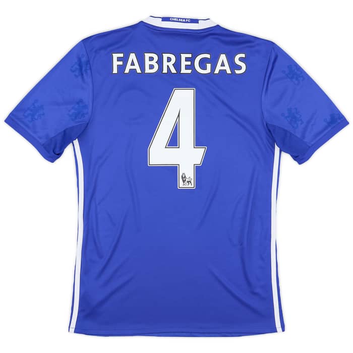 2016-17 Chelsea Home Shirt Fabregas #4 - 8/10 - (S)