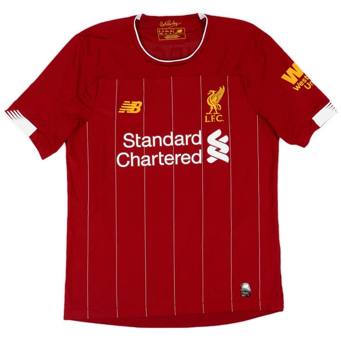 2019-20 Liverpool Home Shirt Virgil #4 - 8/10 - (S)