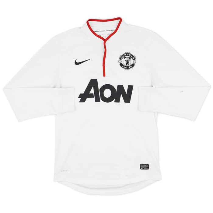 2012-14 Manchester United Away L/S Shirt Vidic #15 - 5/10 - (S)