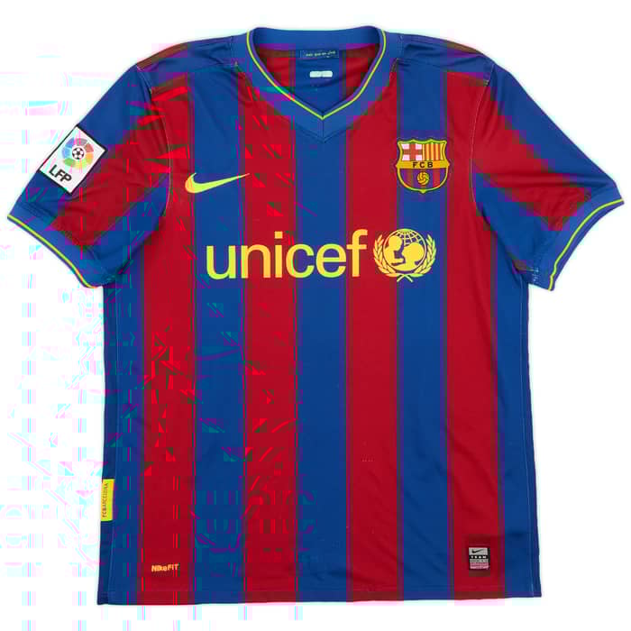 2009-10 Barcelona Home Shirt Messi #10 - 7/10 - (S)