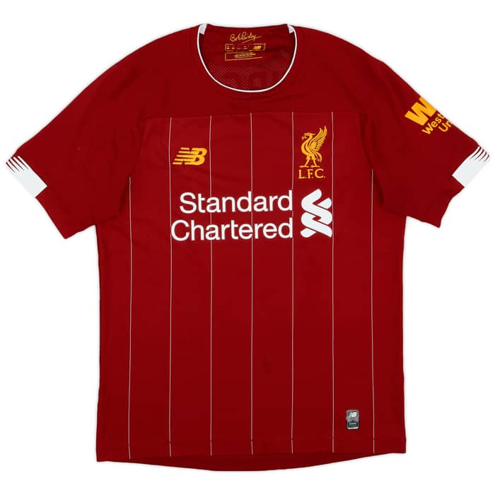 2019-20 Liverpool Home Shirt Virgil #4 - 8/10 - (S)