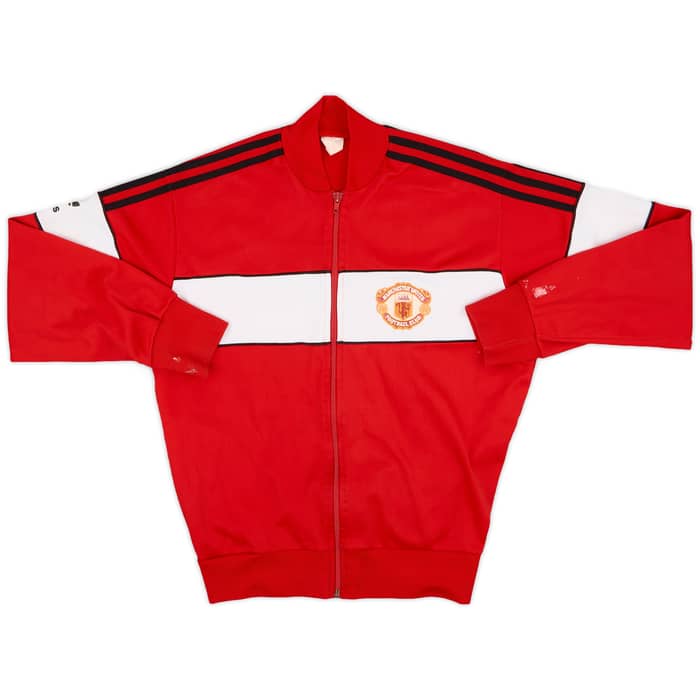 1984-86 Manchester United adidas Track Jacket - 6/10 - (L.Boys)