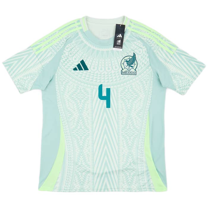 2024-25 Mexico Away Shirt E.Alvarez #4