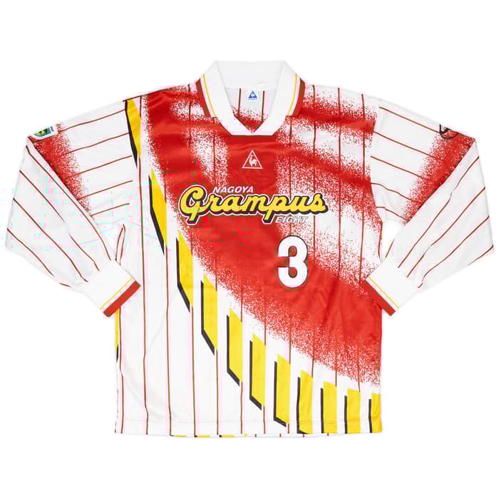1996 Nagoya Grampus Eight Match Issue Emperor's Cup Away L/S Shirt #3