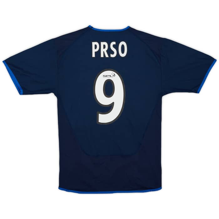 2005-06 Rangers Third Shirt Prso #9 - 4/10 - (M.Boys)