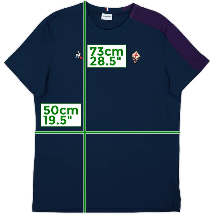2019-20 Fiorentina Le Coq Sportif Tee - 10/10 - (M)