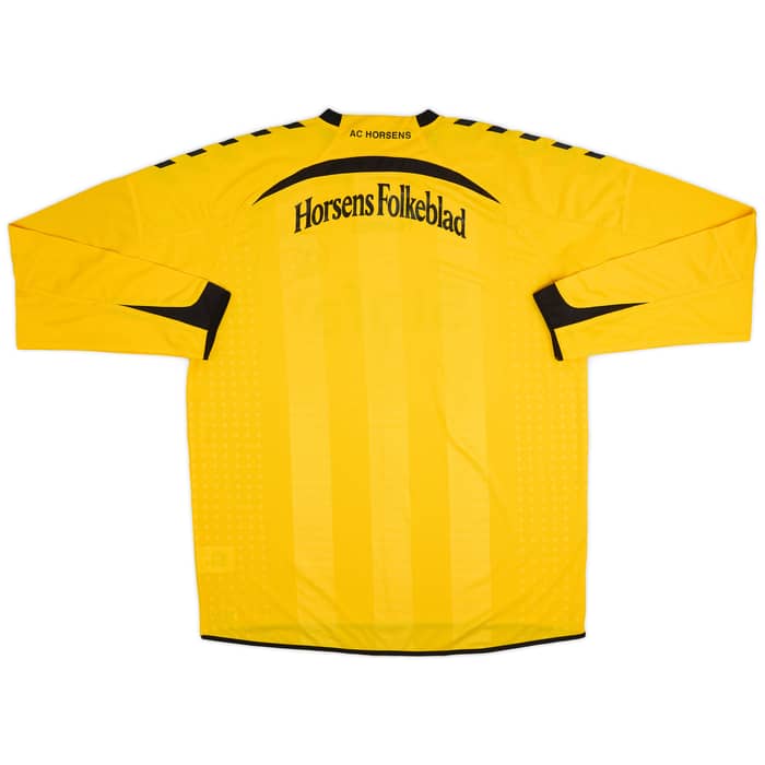 2011-12 AC Horsens Home L/S Shirt - 8/10 - (XL)