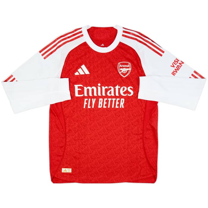 2025-26 Arsenal Authentic Home L/S Shirt Gyokeres #14 