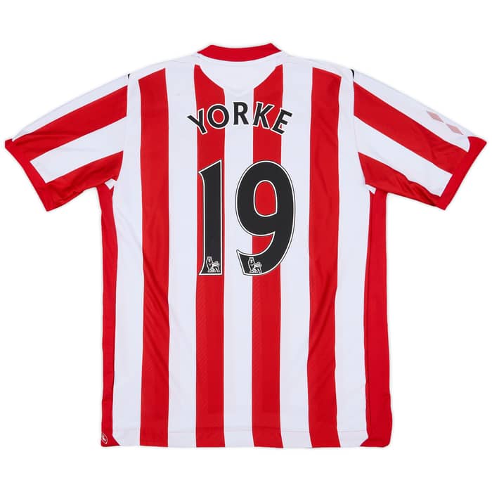 2008-09 Sunderland Home Shirt Yorke #19 - 8/10 - (XL)