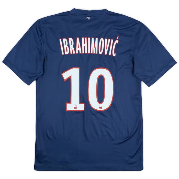 2012-13 Paris Saint-Germain Home Shirt Ibrahimovic #10 - 8/10 - (S)