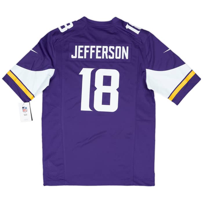 2020-24 Minnesota Vikings Jefferson #18 Nike Game Home Jersey (M)