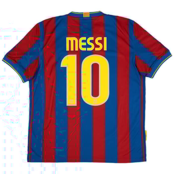 2009-10 Barcelona Home Shirt Messi #10