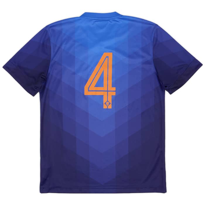 2014-15 Netherlands Away Shirt #4 - 9/10 - (M)