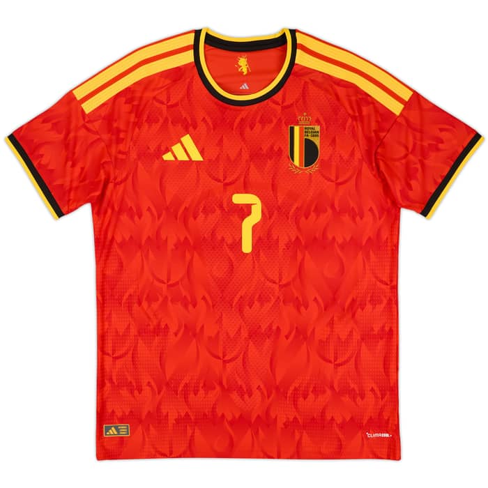 2026-27 Belgium Authentic Home Shirt De Bruyne #7