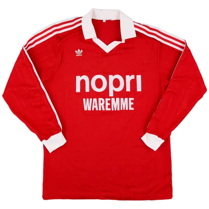 1980s adidas Template L/S Shirt (RS Waremmien) #3 - 8/10 - (XL)