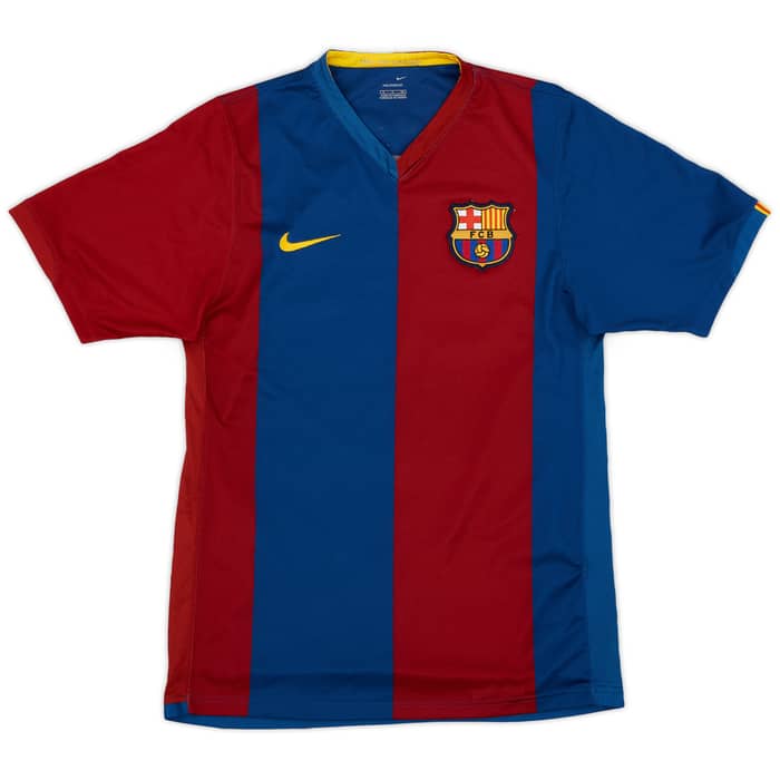 2006-07 Barcelona Home Shirt Messi #19 - 8/10 - (S)