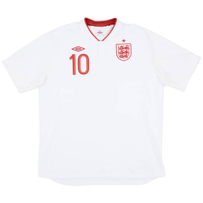 2012-13 England Home Shirt Rooney #10 - 9/10 - (XXL)
