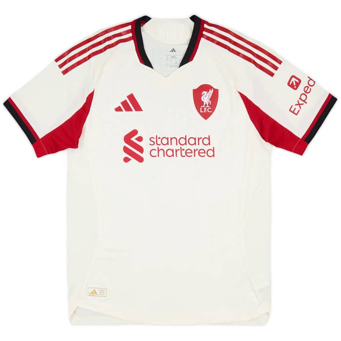 2025-26 Liverpool Authentic Away Shirt Virgil #4