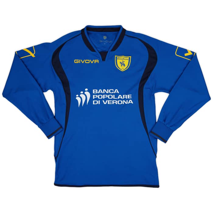 2009-10 Chievo Verona Givova Training L/S Shirt - 8/10 - (M)