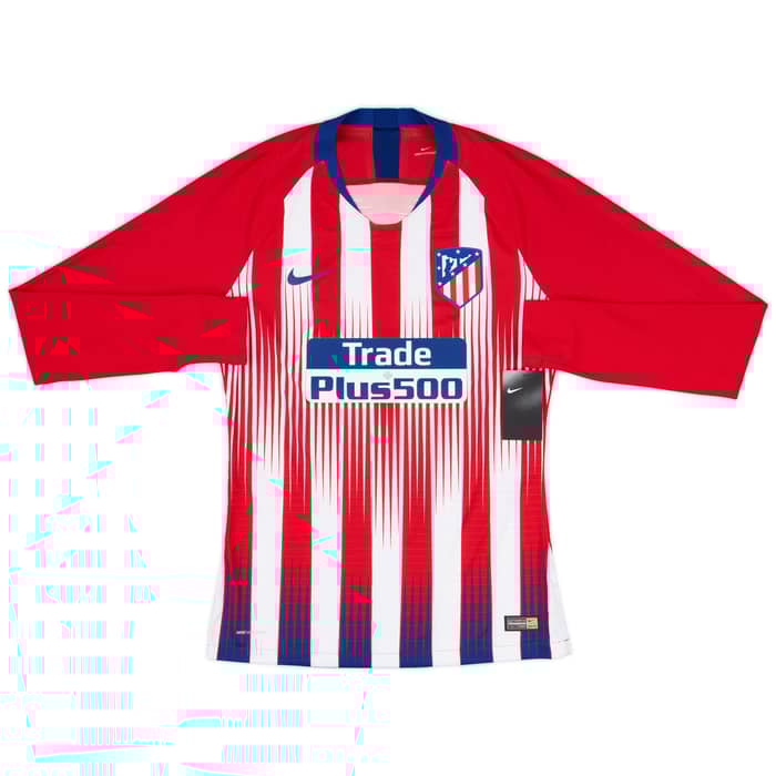 2018-19 Atletico Madrid Player Issue Home L/S Shirt Rodrigo #14 (M)