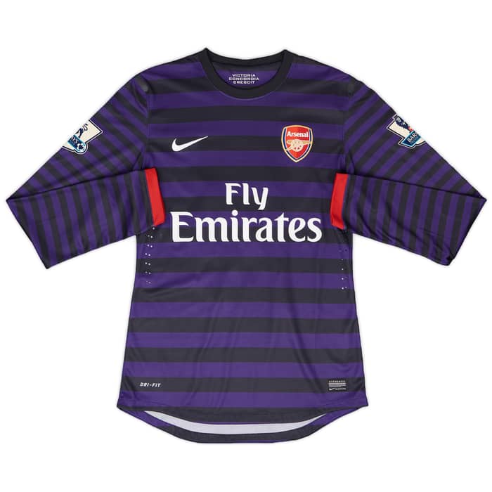 2012-13 Arsenal Match Issue Away L/S Shirt S. Cazorla #19