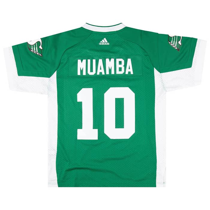 2016-17 Saskatchewan Roughriders Muamba #10 adidas Jersey (Home) L