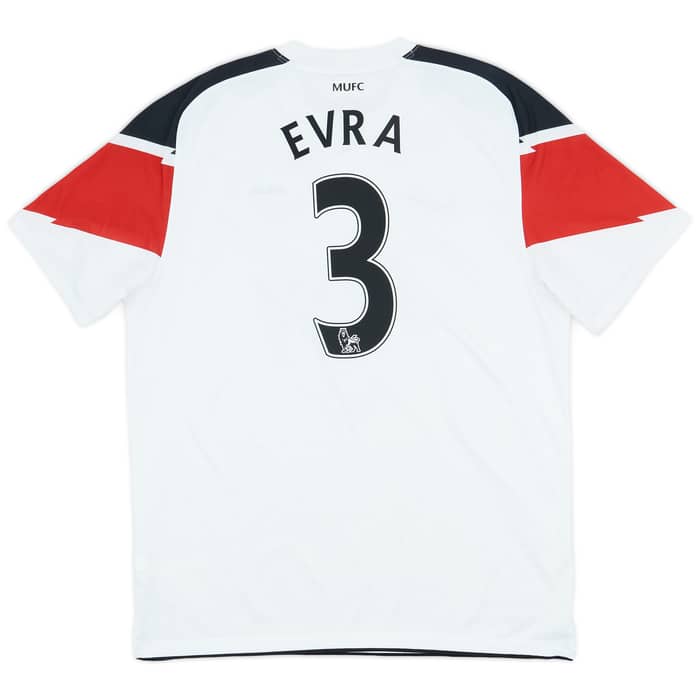 2010-12 Manchester United Away Shirt Evra #3 - 4/10 - (L)