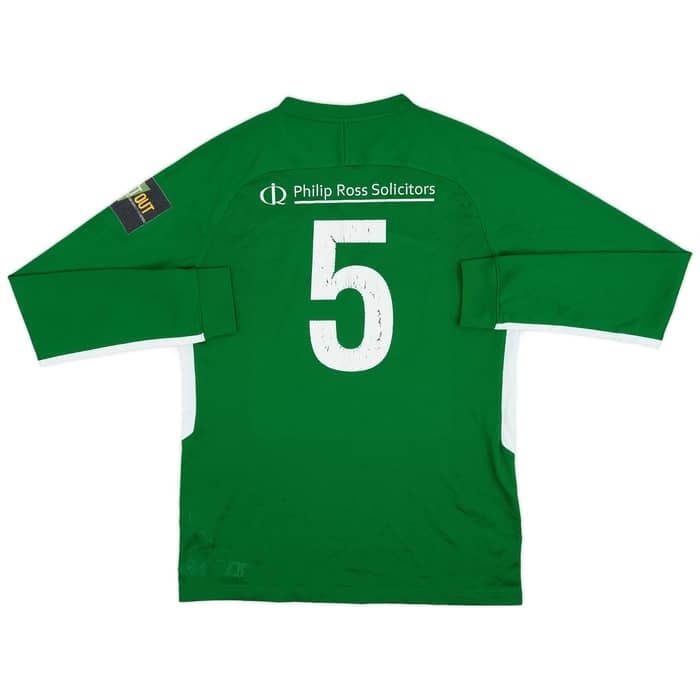 2018-19 Omonia Youth Home L/S Shirt #5 - 7/10 - (M)