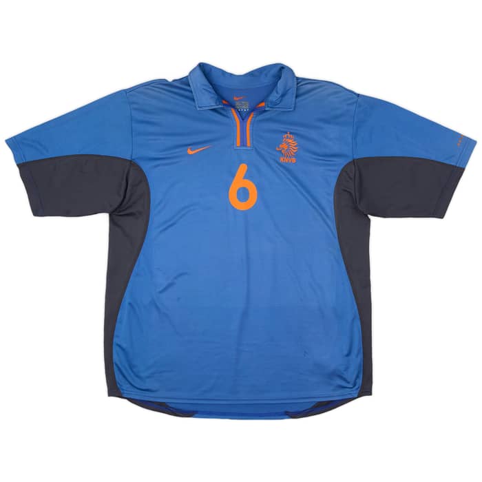 2000-02 Netherlands Away Shirt Seedorf #6 - 7/10 - (L)