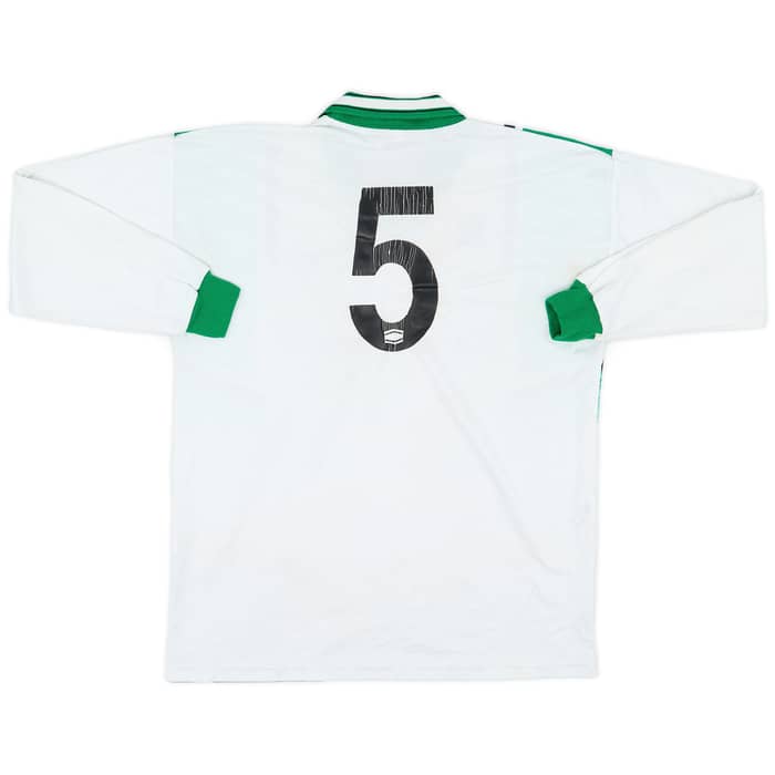 2000-02 North Ferriby United Match Issue Home L/S Shirt #5