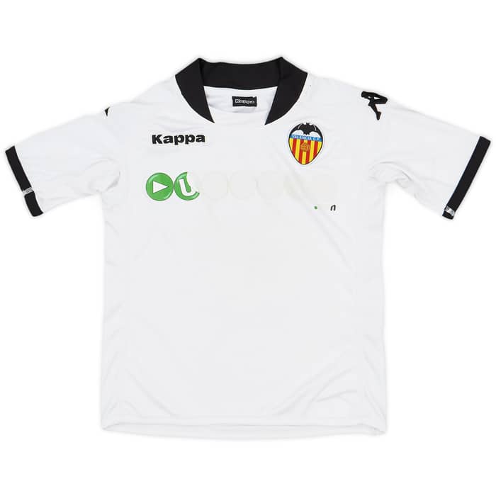 2009-10 Valencia Home Shirt Mata #10 - 4/10 - (S.Boys)