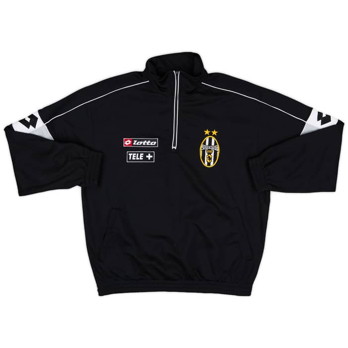 2000-01 Juventus Lotto 1/4 Zip Drill Top - 9/10 - (XL)