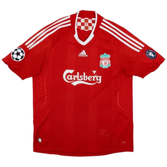 2008-10 Liverpool Home Shirt Gerrard #8 - 5/10 - (L)