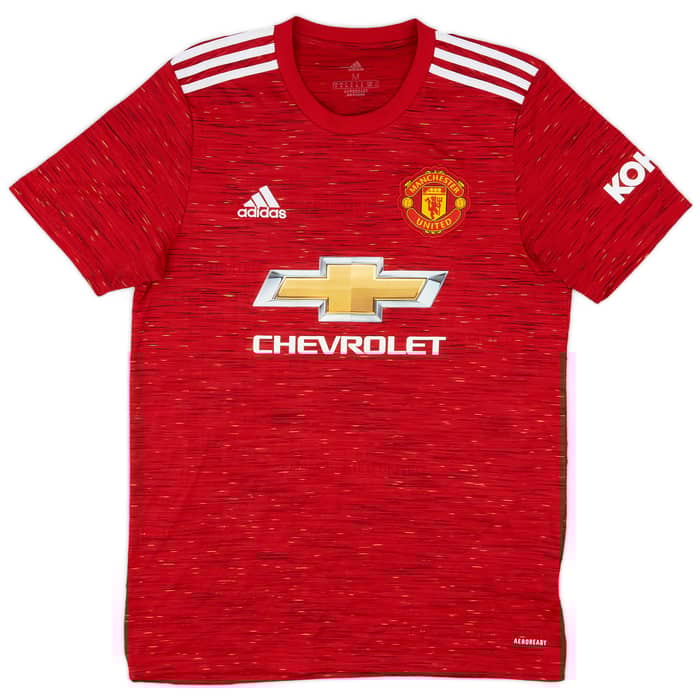 2020-21 Manchester United Home Shirt B.Fernandes #18 - 9/10 - (M)