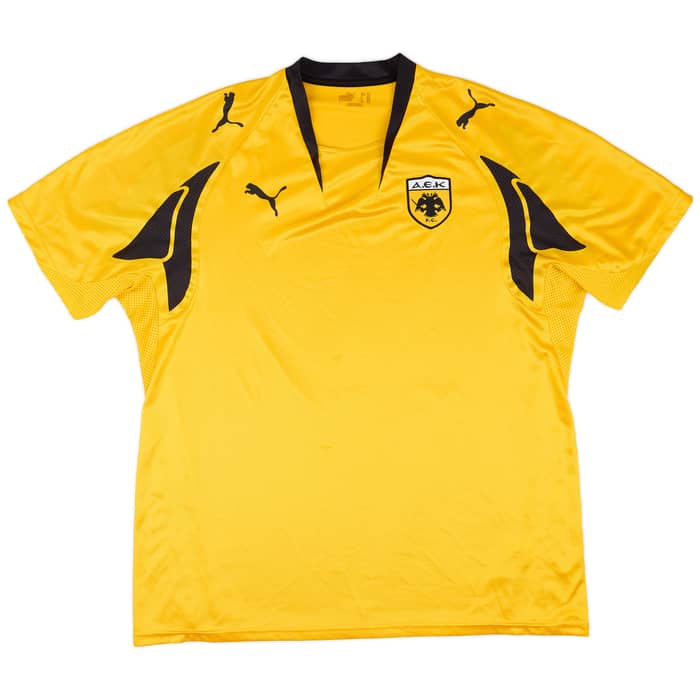2007-08 AEK Athens Home Shirt Rivaldo #10 - 5/10 - (XXL)