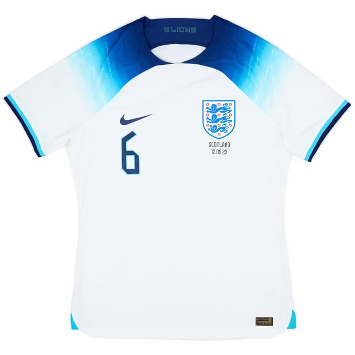 2022-23 England Player Issue Home Shirt Dunk #6