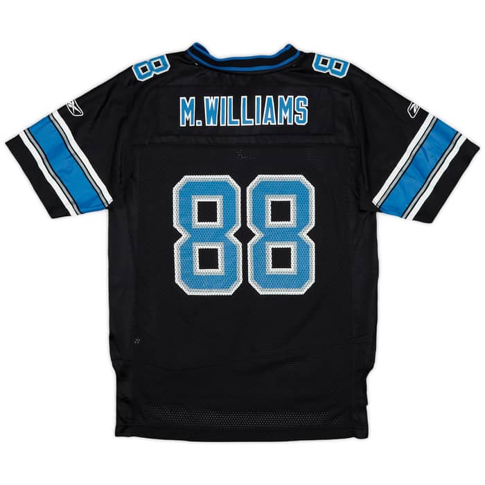 2005-06 Detroit Lions M.Williams #88 Reebok On Field Alternate Jersey - 8/10 - (L.Boys)