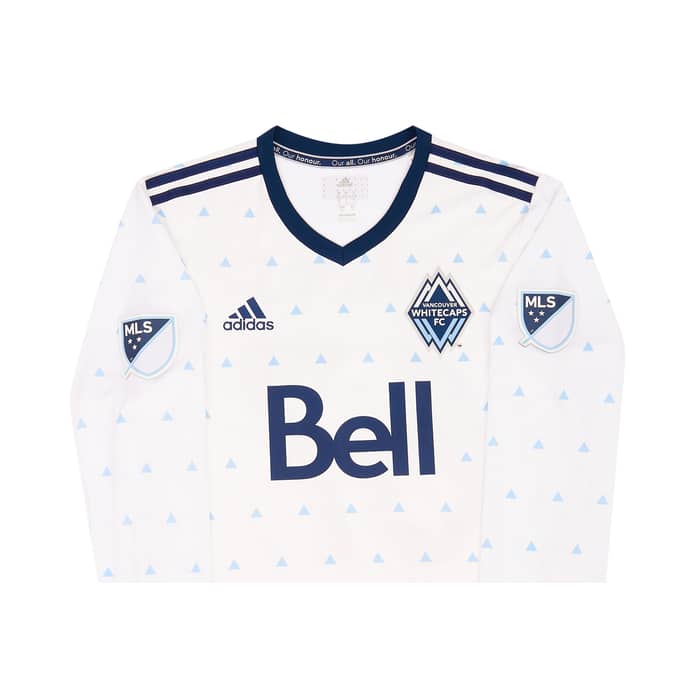 2017 Vancouver Whitecaps Match Issue Signed Home L/S Shirt Davis #67