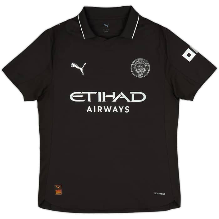 2025-26 Manchester City Authentic Away Shirt Semenyo #42