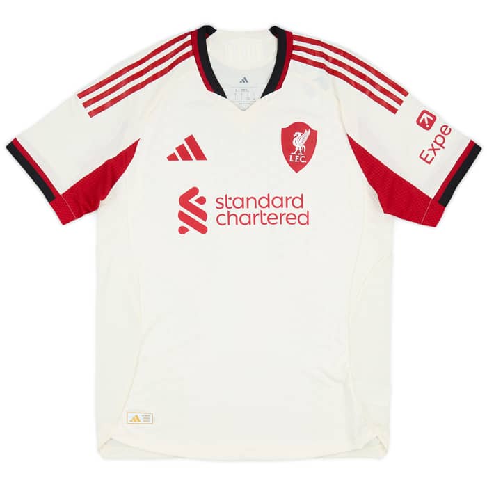 2025-26 Liverpool Authentic Away Shirt Szoboszlai #8