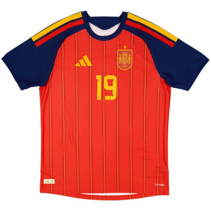 2026-27 Spain Authentic Home Shirt Lamine Yamal #19
