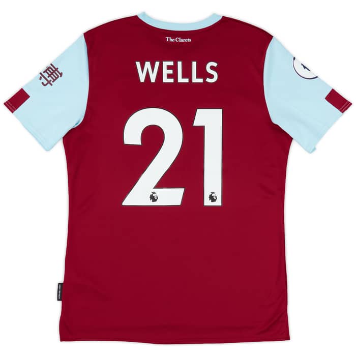 2019-20 Burnley Home Shirt Wells #21 - 9/10 - (M)