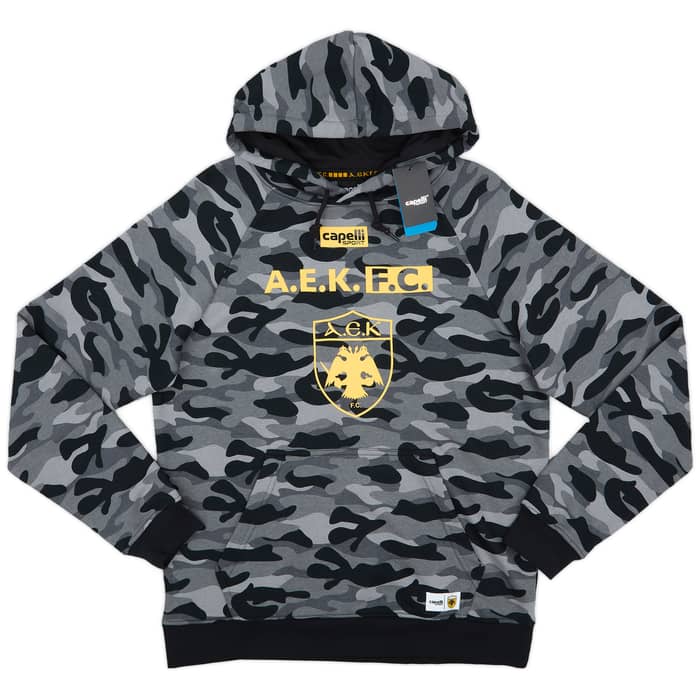 2019-20 AEK Athens Capelli Camo Hooded Top